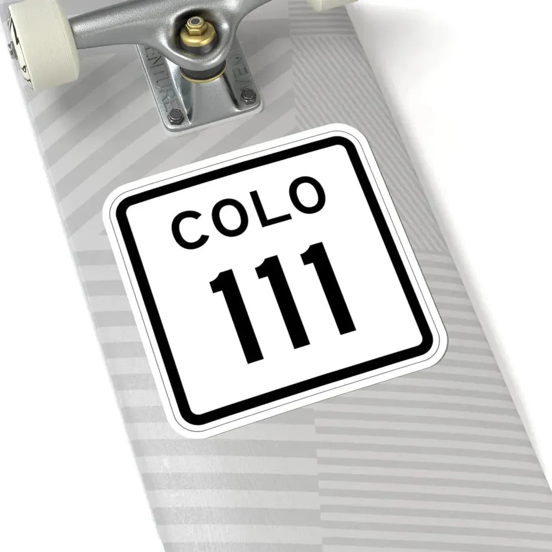 Colorado 111 1952 (Colorado) (Road Sign) STICKER Vinyl Kiss-Cut Decal - The Sticker Space