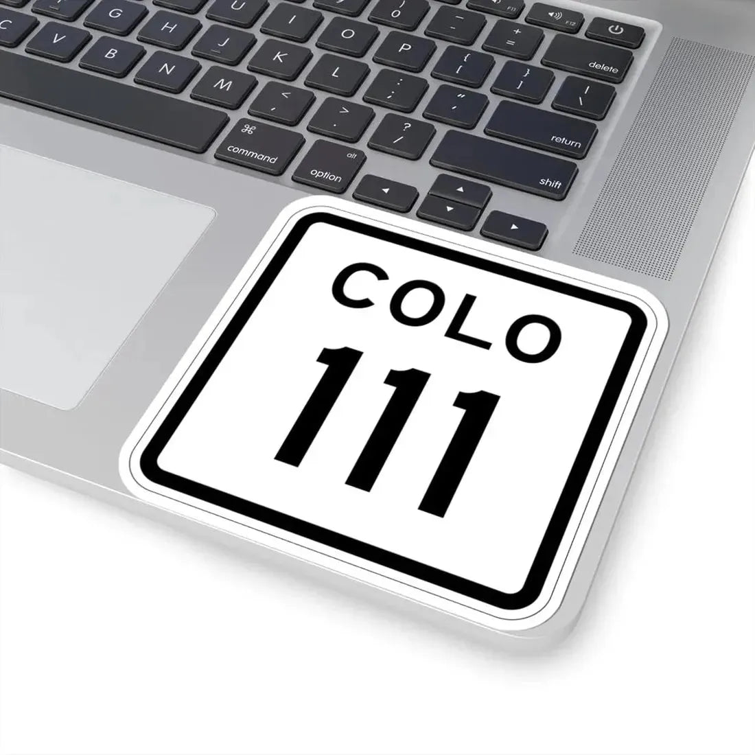 Colorado 111 1952 (Colorado) (Road Sign) STICKER Vinyl Kiss-Cut Decal - The Sticker Space