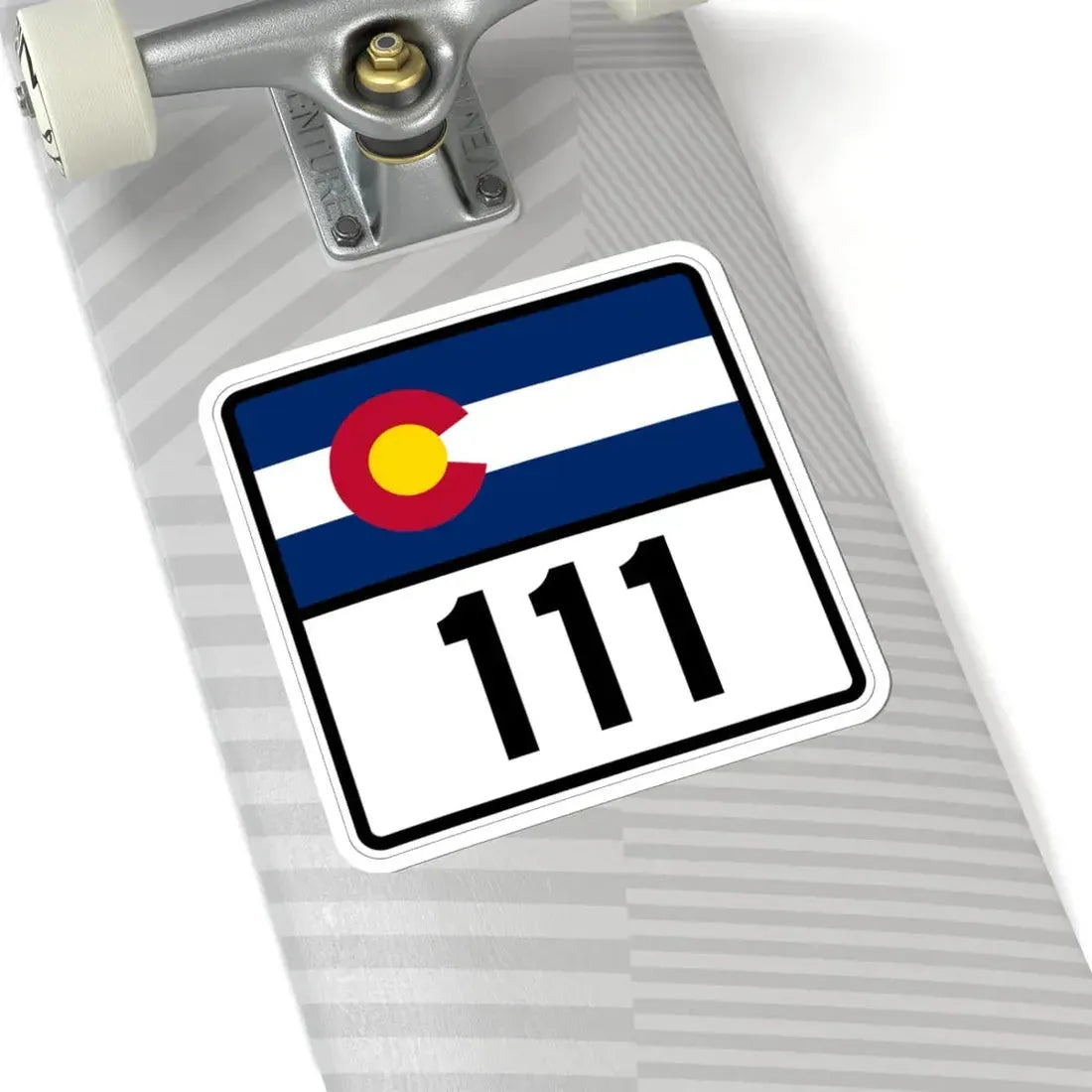 Colorado 111 (Colorado) (Road Sign) STICKER Vinyl Kiss-Cut Decal - The Sticker Space