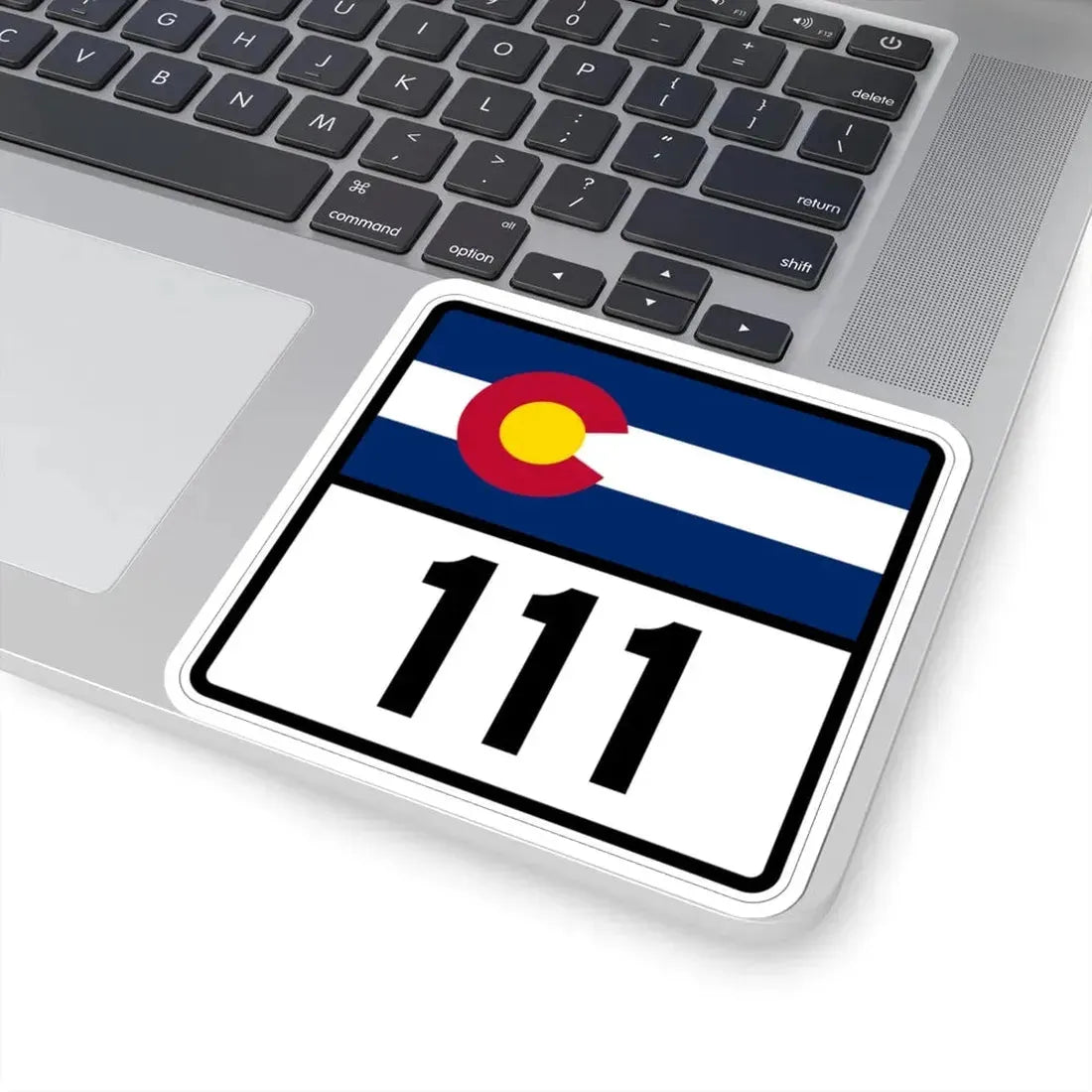 Colorado 111 (Colorado) (Road Sign) STICKER Vinyl Kiss-Cut Decal - The Sticker Space