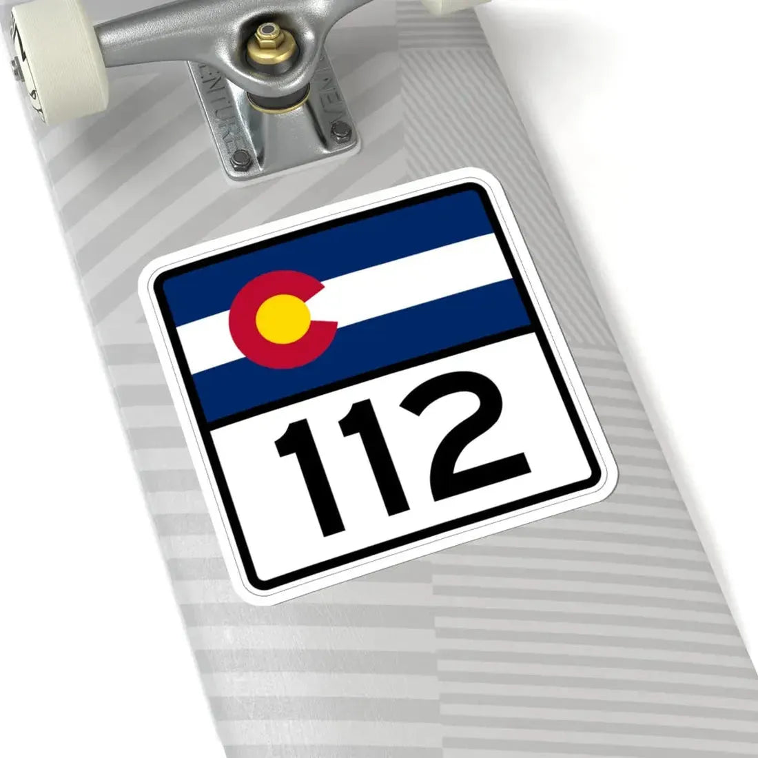 Colorado 112 (Colorado) (Road Sign) STICKER Vinyl Kiss-Cut Decal - The Sticker Space