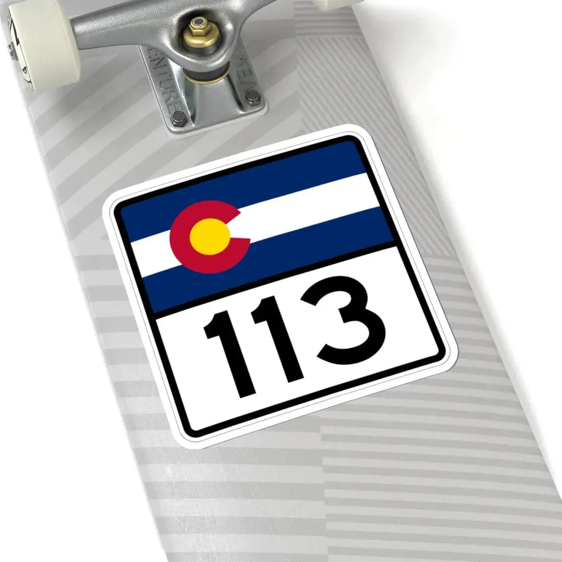 Colorado 113 (Colorado) (Road Sign) STICKER Vinyl Kiss-Cut Decal - The Sticker Space
