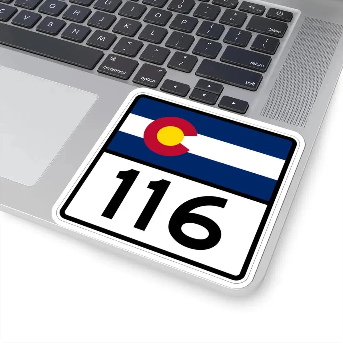 Colorado 116 (Colorado) (Road Sign) STICKER Vinyl Kiss-Cut Decal - The Sticker Space