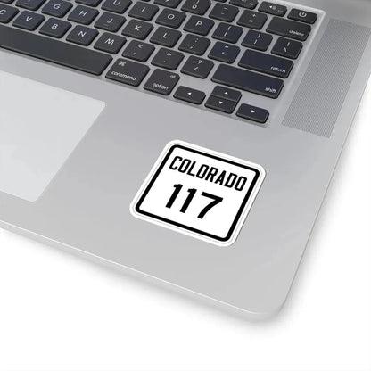 Colorado 117 1946 (Colorado) (Road Sign) STICKER Vinyl Kiss-Cut Decal - The Sticker Space