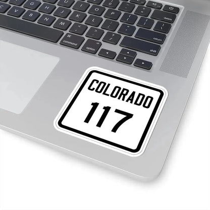Colorado 117 1946 (Colorado) (Road Sign) STICKER Vinyl Kiss-Cut Decal - The Sticker Space