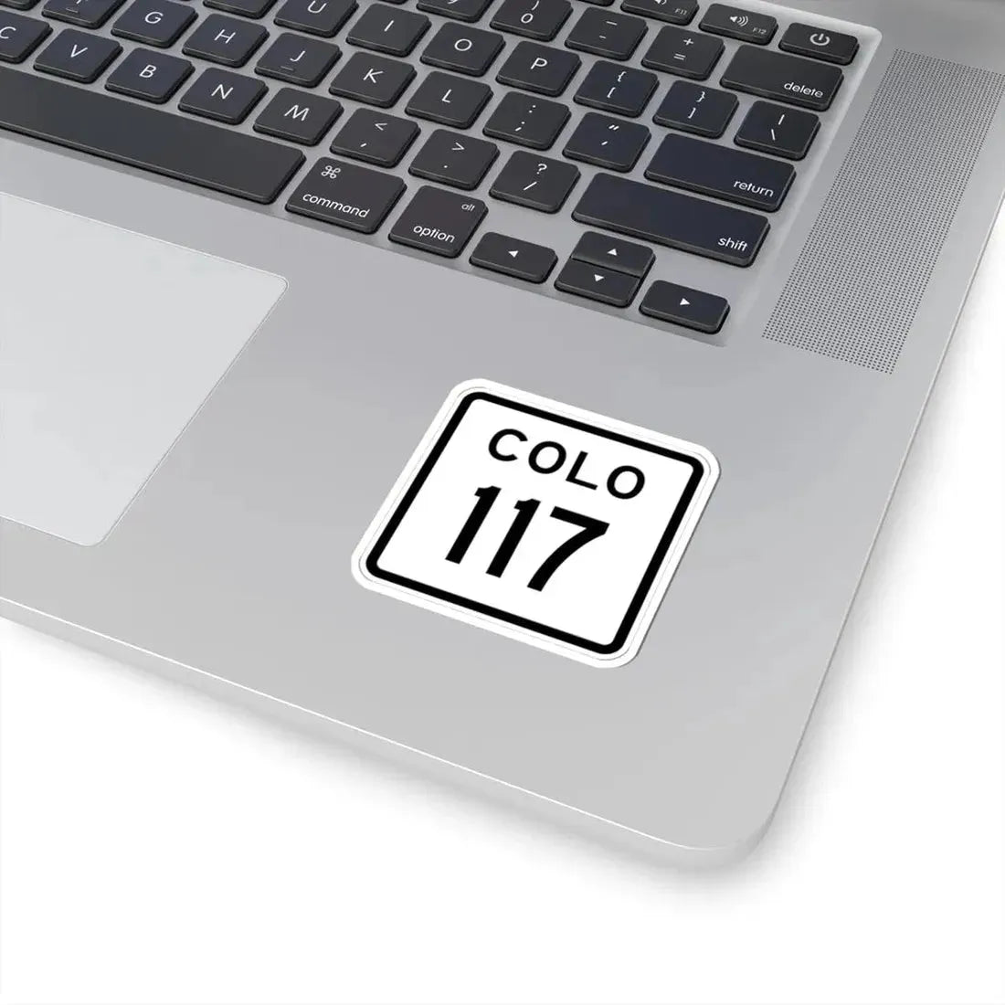 Colorado 117 1952 (Colorado) (Road Sign) STICKER Vinyl Kiss-Cut Decal - The Sticker Space