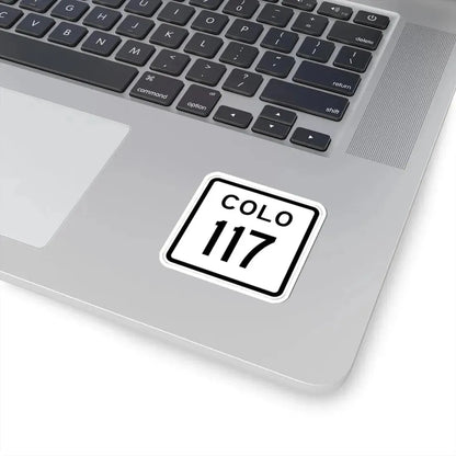 Colorado 117 1952 (Colorado) (Road Sign) STICKER Vinyl Kiss-Cut Decal - The Sticker Space