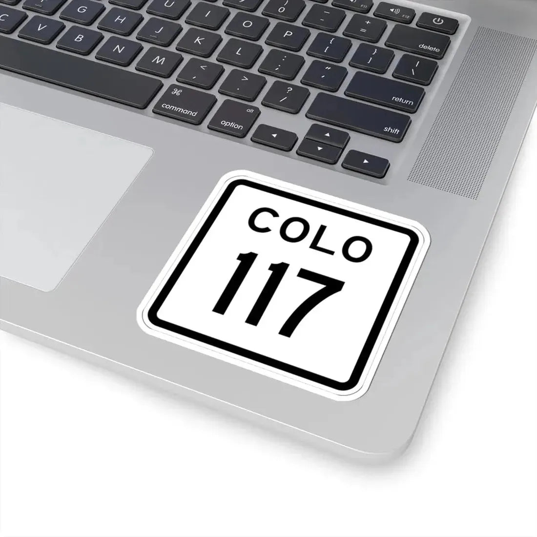 Colorado 117 1952 (Colorado) (Road Sign) STICKER Vinyl Kiss-Cut Decal - The Sticker Space