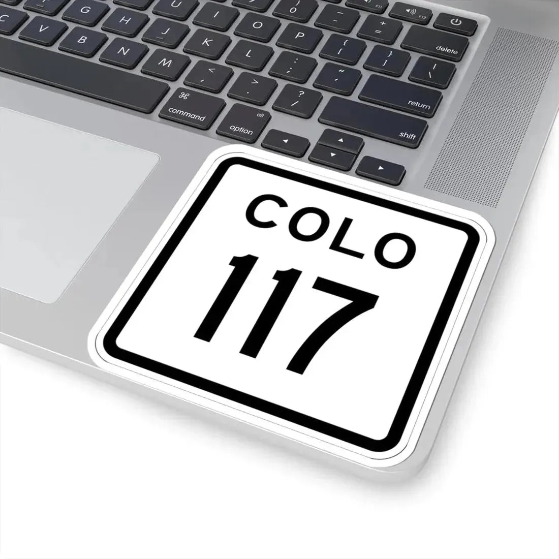 Colorado 117 1952 (Colorado) (Road Sign) STICKER Vinyl Kiss-Cut Decal - The Sticker Space