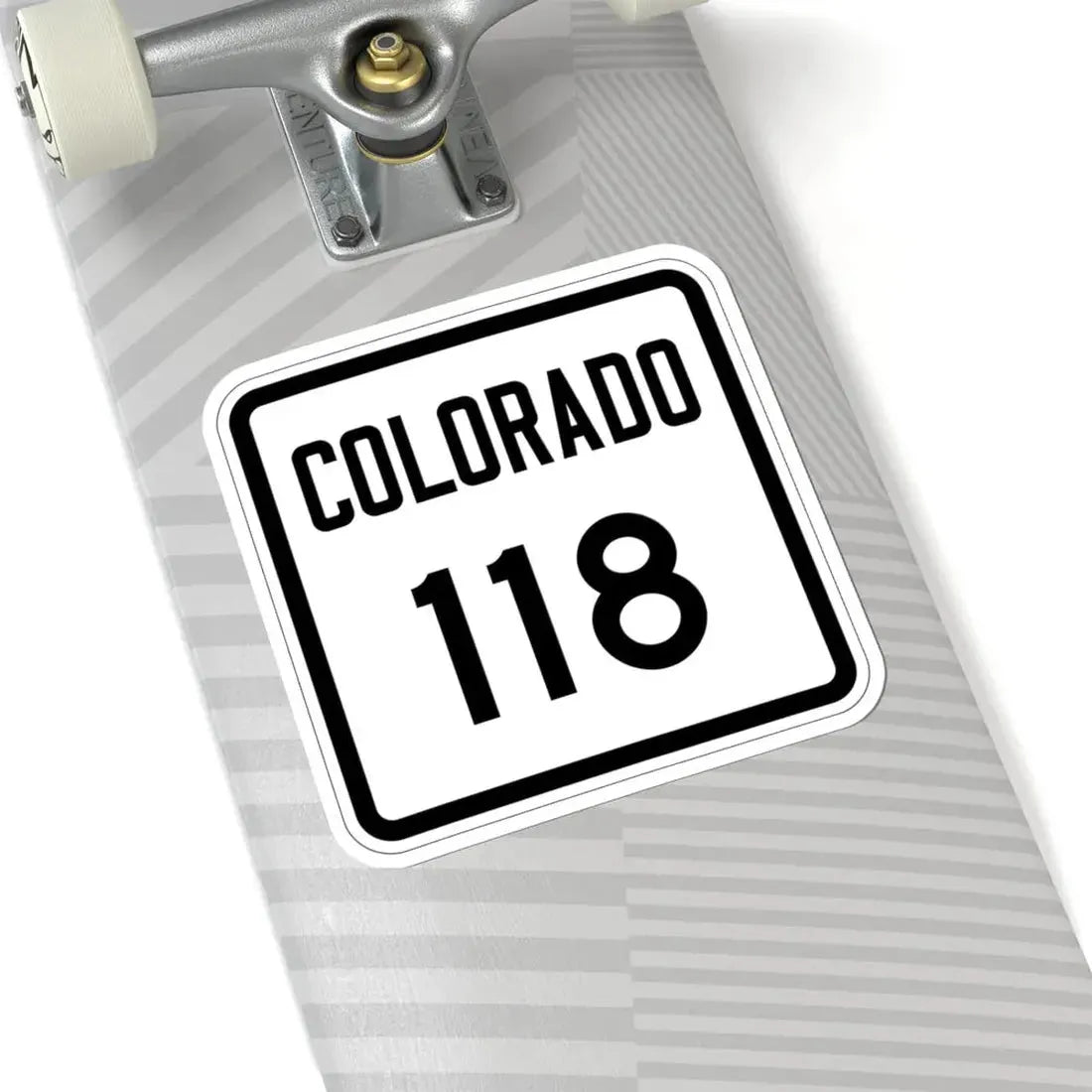 Colorado 118 1946 (Colorado) (Road Sign) STICKER Vinyl Kiss-Cut Decal - The Sticker Space