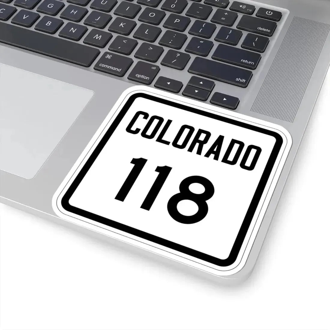 Colorado 118 1946 (Colorado) (Road Sign) STICKER Vinyl Kiss-Cut Decal - The Sticker Space