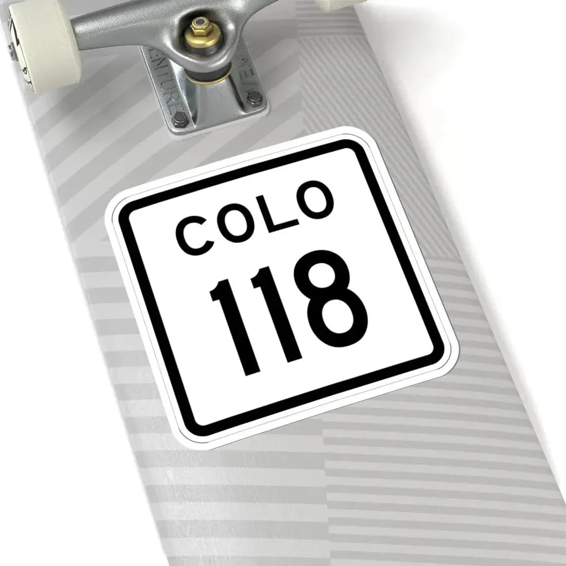 Colorado 118 1952 (Colorado) (Road Sign) STICKER Vinyl Kiss-Cut Decal - The Sticker Space