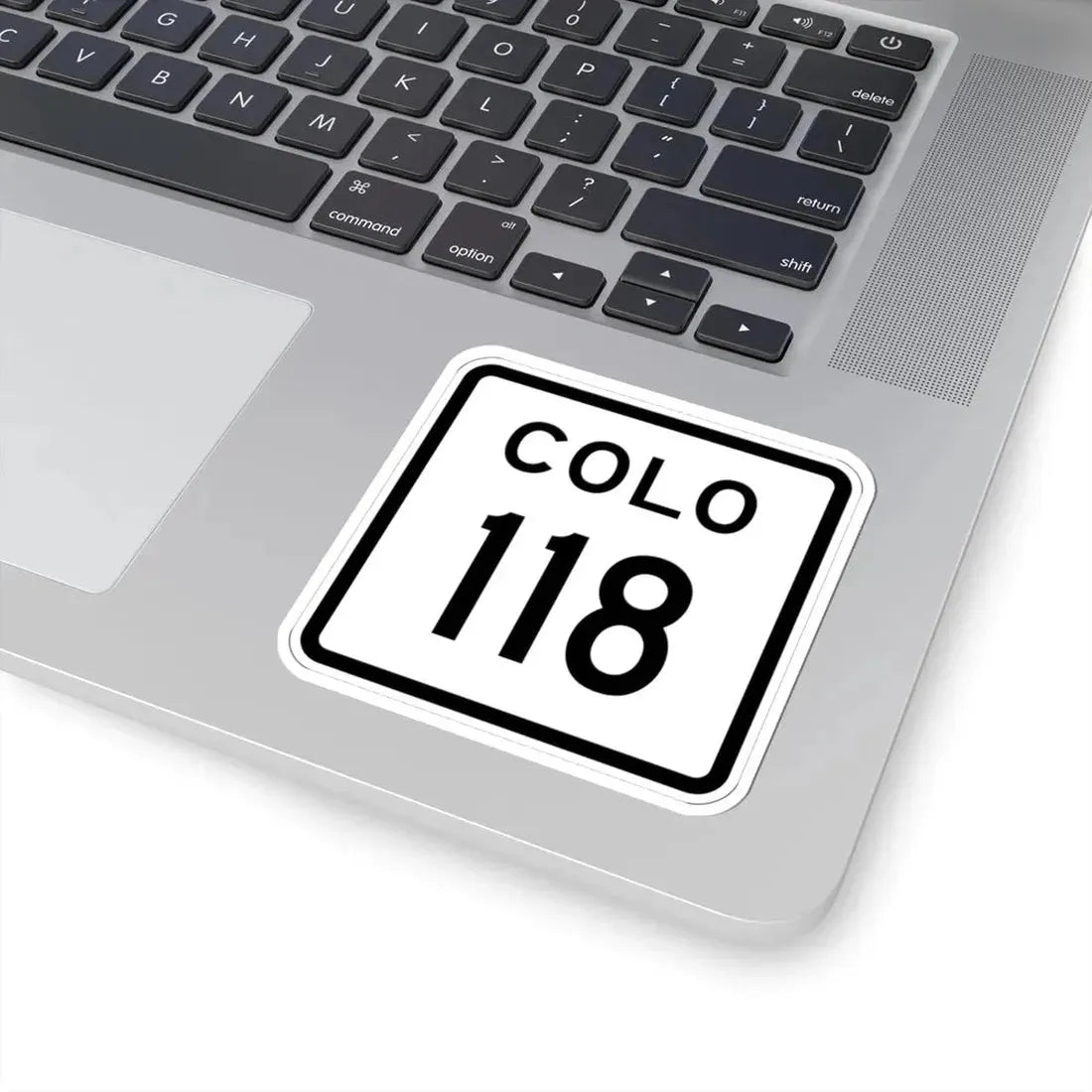 Colorado 118 1952 (Colorado) (Road Sign) STICKER Vinyl Kiss-Cut Decal - The Sticker Space