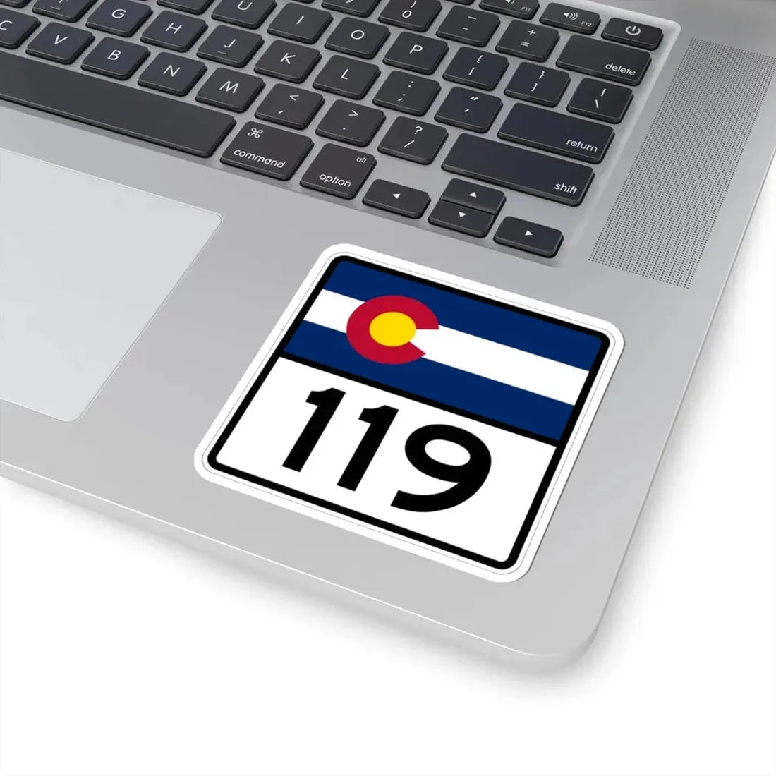 Colorado 119 (Colorado) (Road Sign) STICKER Vinyl Kiss-Cut Decal - The Sticker Space