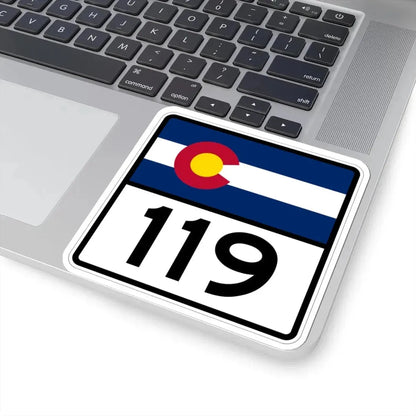 Colorado 119 (Colorado) (Road Sign) STICKER Vinyl Kiss-Cut Decal - The Sticker Space