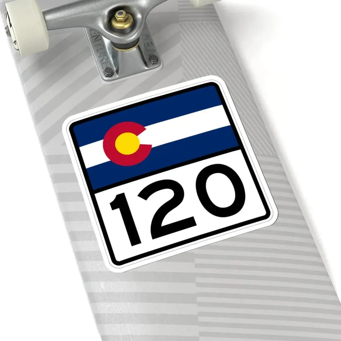Colorado 120 (Colorado) (Road Sign) STICKER Vinyl Kiss-Cut Decal - The Sticker Space