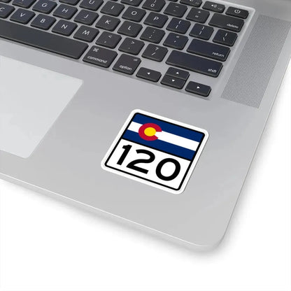 Colorado 120 (Colorado) (Road Sign) STICKER Vinyl Kiss-Cut Decal - The Sticker Space