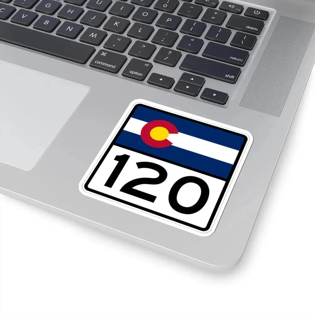 Colorado 120 (Colorado) (Road Sign) STICKER Vinyl Kiss-Cut Decal - The Sticker Space