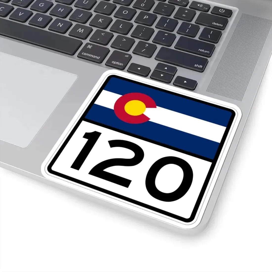 Colorado 120 (Colorado) (Road Sign) STICKER Vinyl Kiss-Cut Decal - The Sticker Space