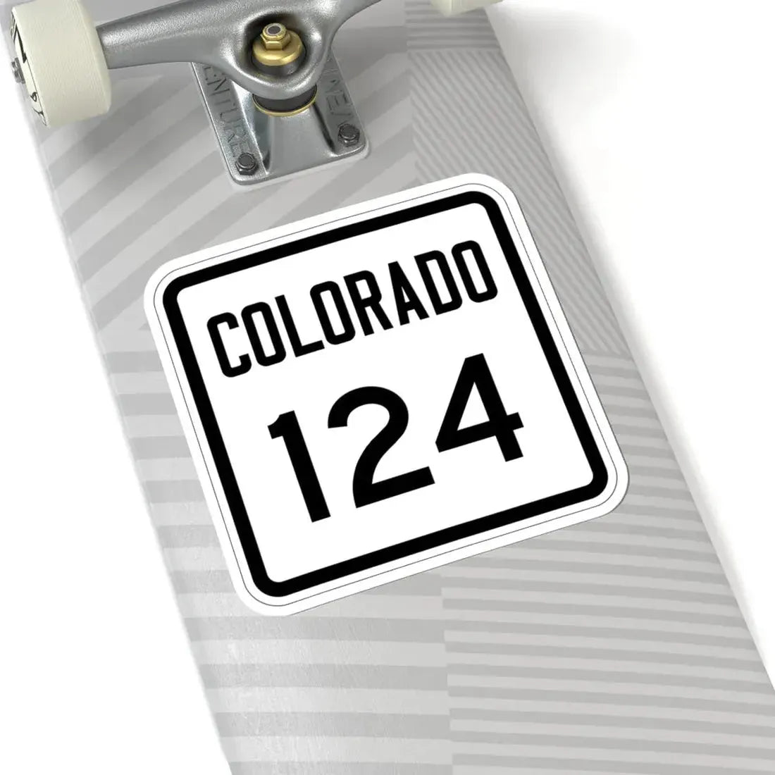 Colorado 124 1946 (Colorado) (Road Sign) STICKER Vinyl Kiss-Cut Decal - The Sticker Space