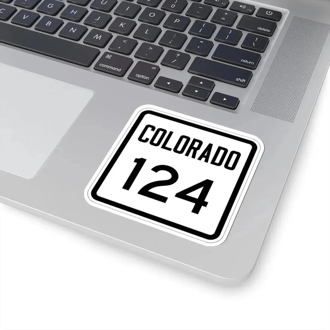 Colorado 124 1946 (Colorado) (Road Sign) STICKER Vinyl Kiss-Cut Decal - The Sticker Space