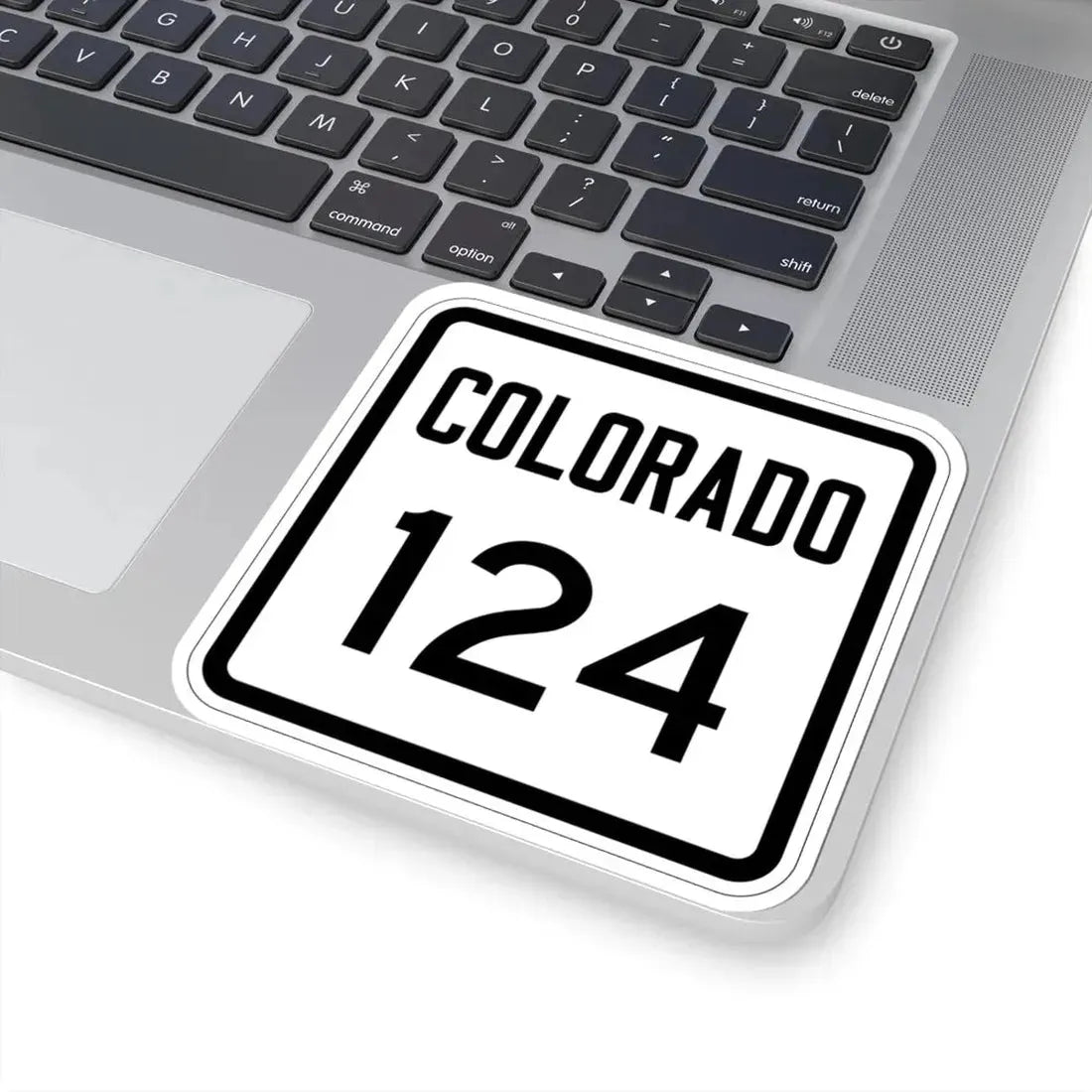 Colorado 124 1946 (Colorado) (Road Sign) STICKER Vinyl Kiss-Cut Decal - The Sticker Space