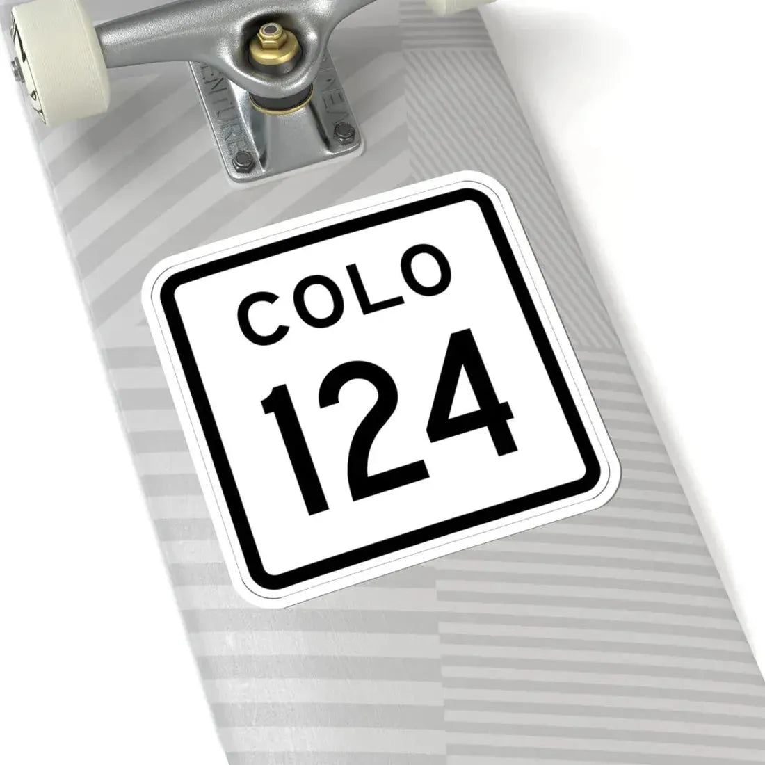 Colorado 124 1952 (Colorado) (Road Sign) STICKER Vinyl Kiss-Cut Decal - The Sticker Space