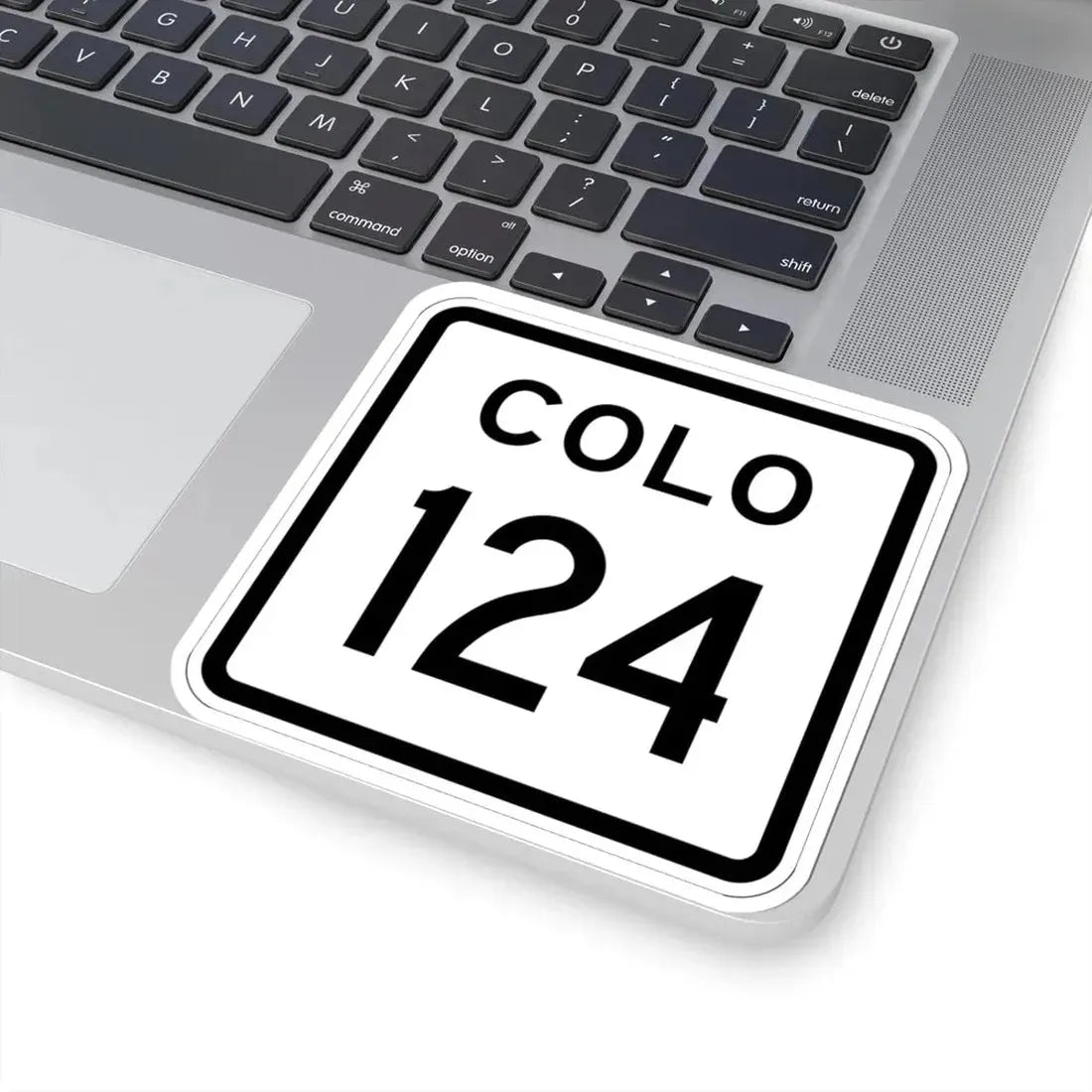 Colorado 124 1952 (Colorado) (Road Sign) STICKER Vinyl Kiss-Cut Decal - The Sticker Space