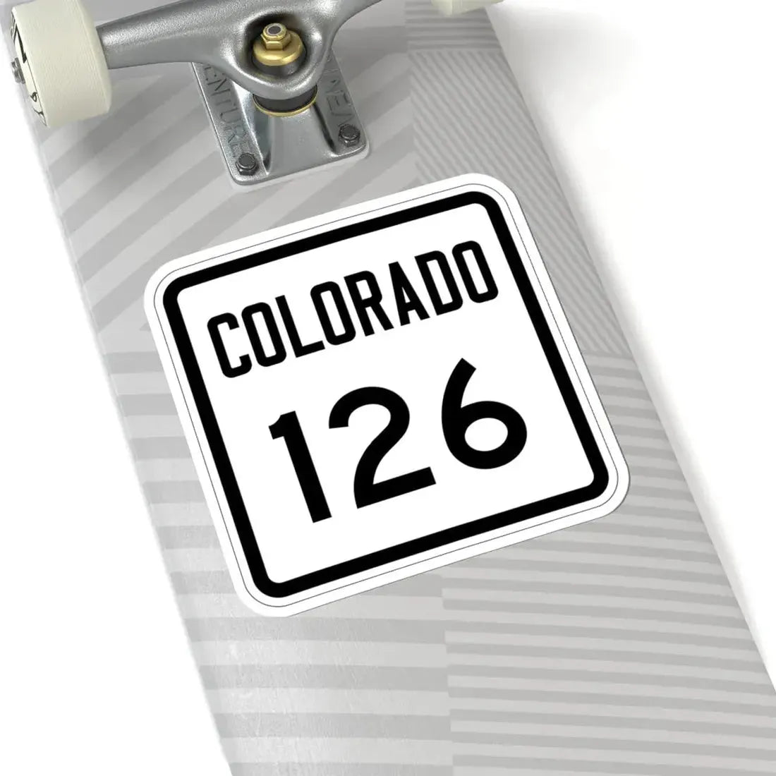 Colorado 126 1946 (Colorado) (Road Sign) STICKER Vinyl Kiss-Cut Decal - The Sticker Space