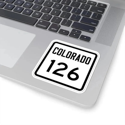 Colorado 126 1946 (Colorado) (Road Sign) STICKER Vinyl Kiss-Cut Decal - The Sticker Space