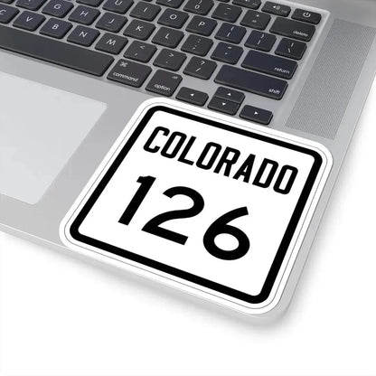 Colorado 126 1946 (Colorado) (Road Sign) STICKER Vinyl Kiss-Cut Decal - The Sticker Space