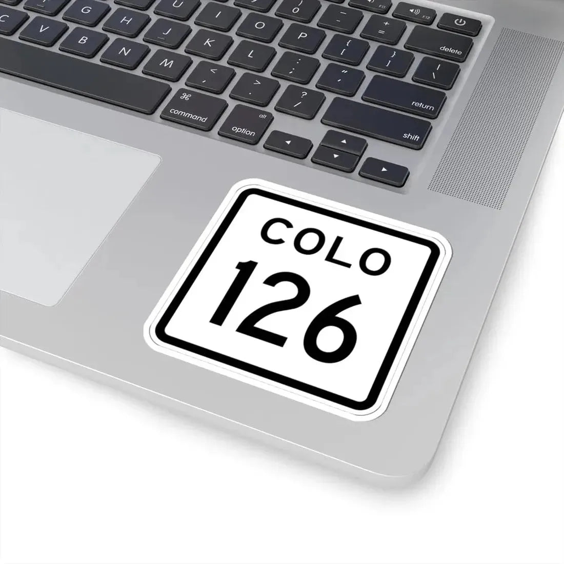 Colorado 126 1952 (Colorado) (Road Sign) STICKER Vinyl Kiss-Cut Decal - The Sticker Space