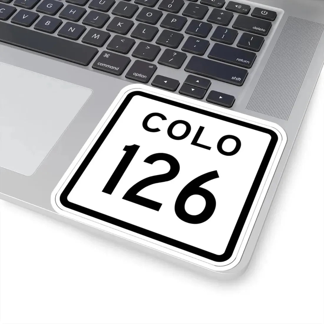 Colorado 126 1952 (Colorado) (Road Sign) STICKER Vinyl Kiss-Cut Decal - The Sticker Space
