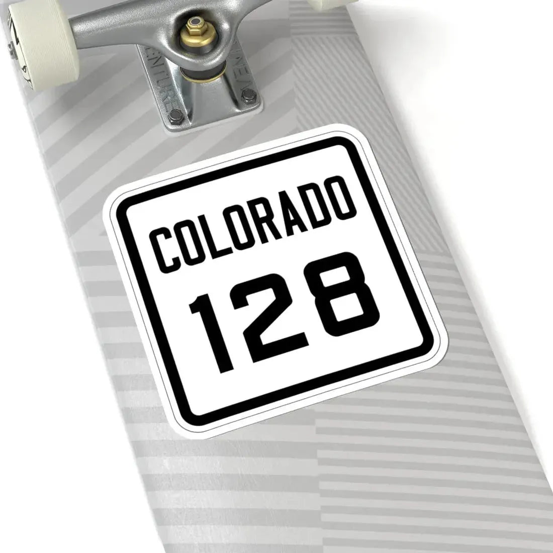 Colorado 128 1926 (Colorado) (Road Sign) STICKER Vinyl Kiss-Cut Decal - The Sticker Space