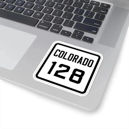 Colorado 128 1926 (Colorado) (Road Sign) STICKER Vinyl Kiss-Cut Decal - The Sticker Space
