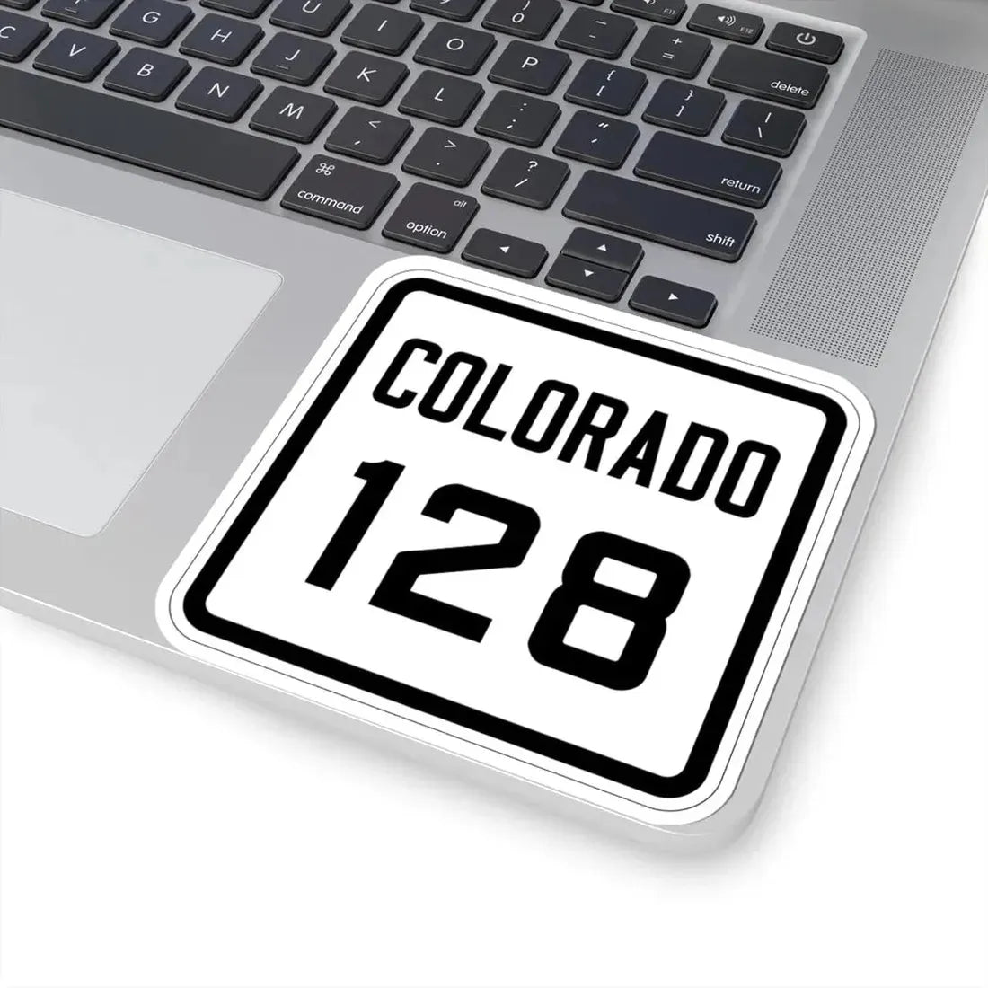 Colorado 128 1926 (Colorado) (Road Sign) STICKER Vinyl Kiss-Cut Decal - The Sticker Space