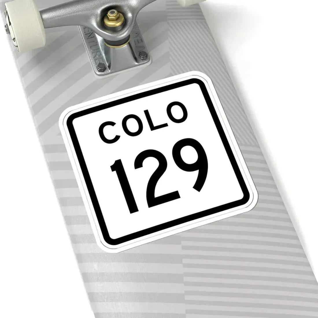 Colorado 129 1952 (Colorado) (Road Sign) STICKER Vinyl Kiss-Cut Decal - The Sticker Space