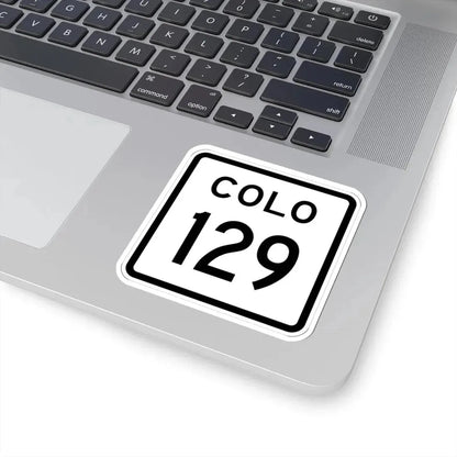 Colorado 129 1952 (Colorado) (Road Sign) STICKER Vinyl Kiss-Cut Decal - The Sticker Space