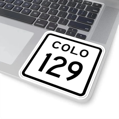 Colorado 129 1952 (Colorado) (Road Sign) STICKER Vinyl Kiss-Cut Decal - The Sticker Space