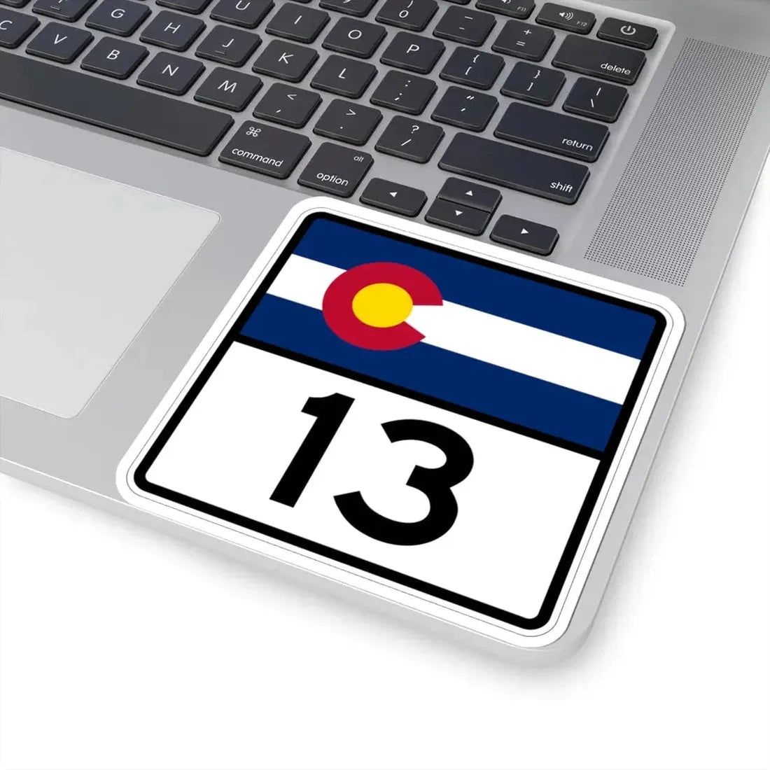 Colorado 13 (Colorado) (Road Sign) STICKER Vinyl Kiss-Cut Decal - The Sticker Space