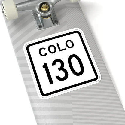 Colorado 130 1952 (Colorado) (Road Sign) STICKER Vinyl Kiss-Cut Decal - The Sticker Space