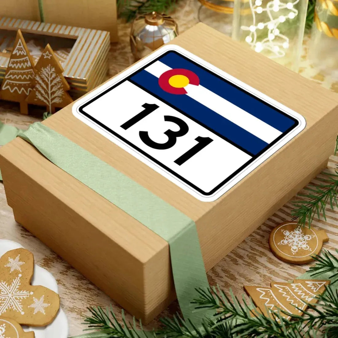 Colorado 131 wide (Colorado) (Road Sign) STICKER Vinyl Kiss-Cut Decal - The Sticker Space