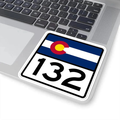 Colorado 132 (Colorado) (Road Sign) STICKER Vinyl Kiss-Cut Decal - The Sticker Space