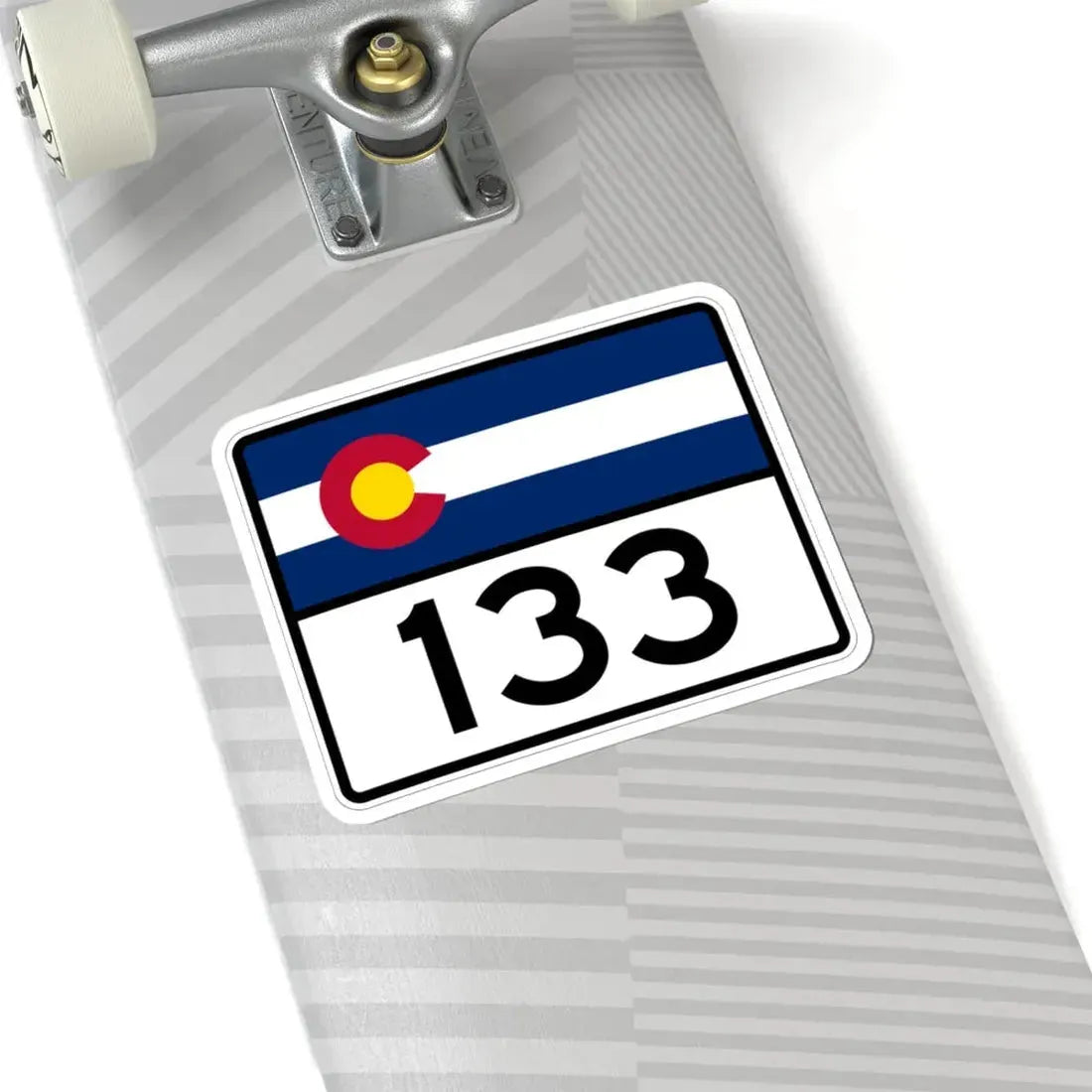 Colorado 133 wide (Colorado) (Road Sign) STICKER Vinyl Kiss-Cut Decal - The Sticker Space