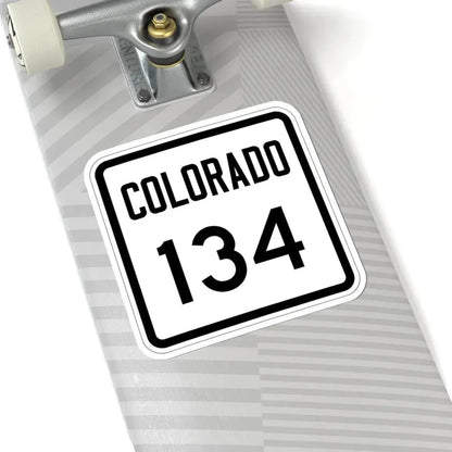 Colorado 134 1946 (Colorado) (Road Sign) STICKER Vinyl Kiss-Cut Decal - The Sticker Space