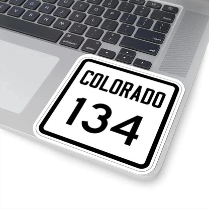 Colorado 134 1946 (Colorado) (Road Sign) STICKER Vinyl Kiss-Cut Decal - The Sticker Space