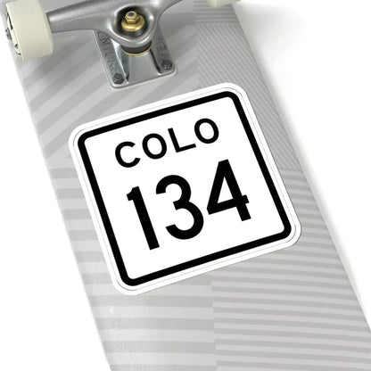 Colorado 134 1952 (Colorado) (Road Sign) STICKER Vinyl Kiss-Cut Decal - The Sticker Space