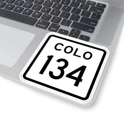 Colorado 134 1952 (Colorado) (Road Sign) STICKER Vinyl Kiss-Cut Decal - The Sticker Space