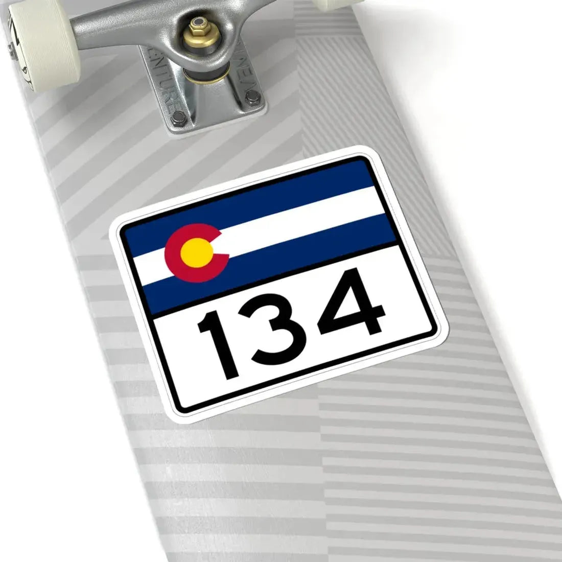 Colorado 134 wide (Colorado) (Road Sign) STICKER Vinyl Kiss-Cut Decal - The Sticker Space