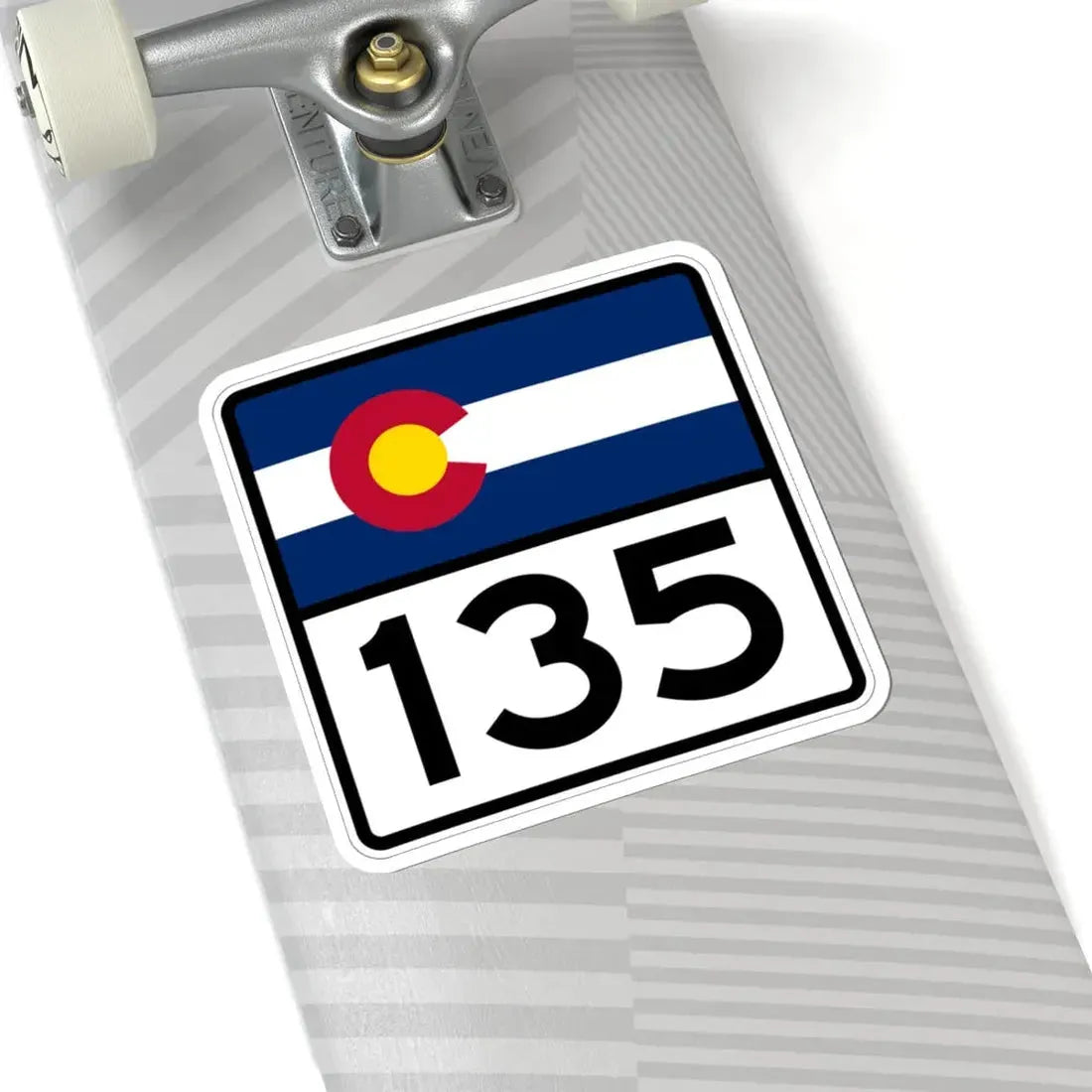 Colorado 135 (Colorado) (Road Sign) STICKER Vinyl Kiss-Cut Decal - The Sticker Space